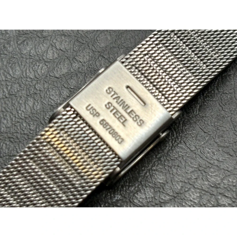 Skagen Silver Tone Stainless Steel Mesh Watch NEEDS BATTERY